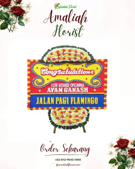 Sewa Papan Bunga Endomen