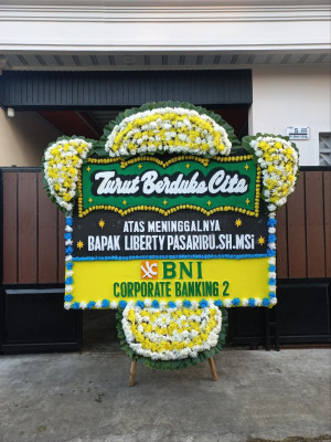 Papan Bunga Duka di Endomen