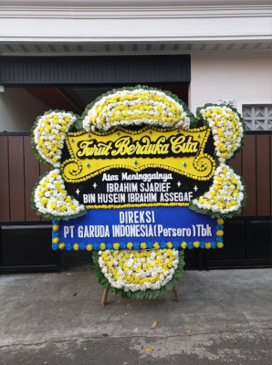Papan Bunga Duka di Endomen