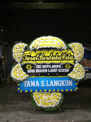 Papan Bunga Duka di Endomen