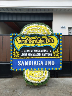 Papan Bunga Duka di Endomen