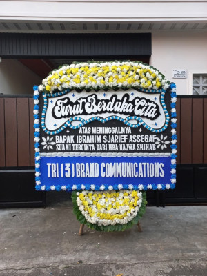Papan Bunga Duka di Endomen